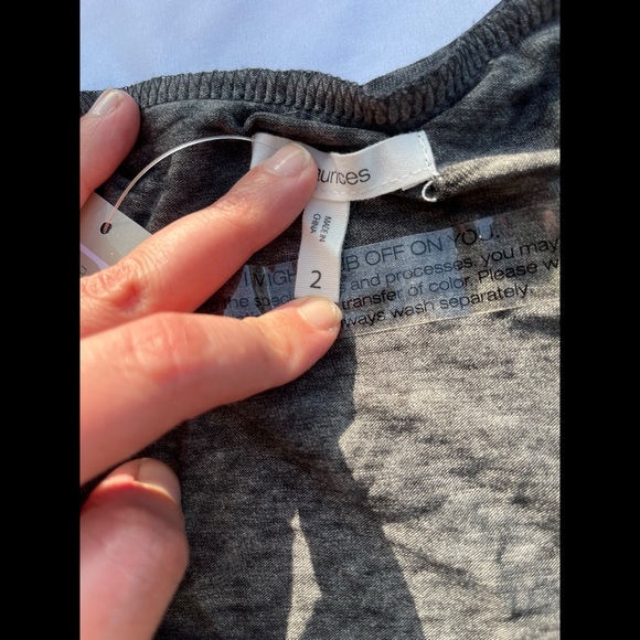 ❗️(3 for $24--Bundle...) ✨ HP ✨ Marled Grey ✨ "Faith Can Move Mountains" Tee ✨ - Picture 5 of 9